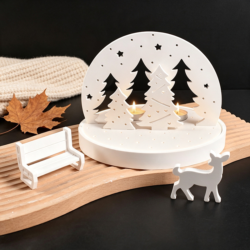 Candle Making Set - Formy silikonowe na świeczniki w kształcie