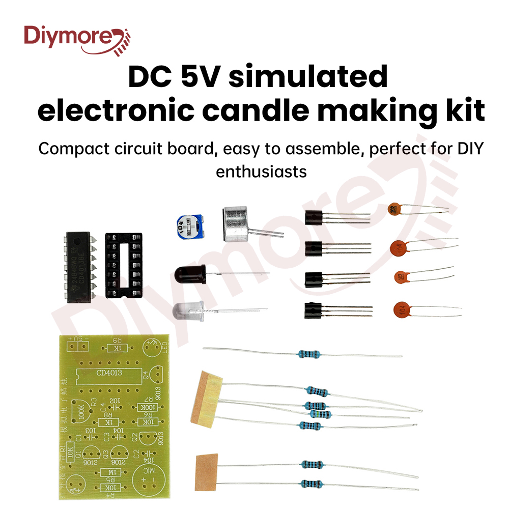Candle Making Dc - Zestaw do samodzielnego montażu elektronicznej świecy