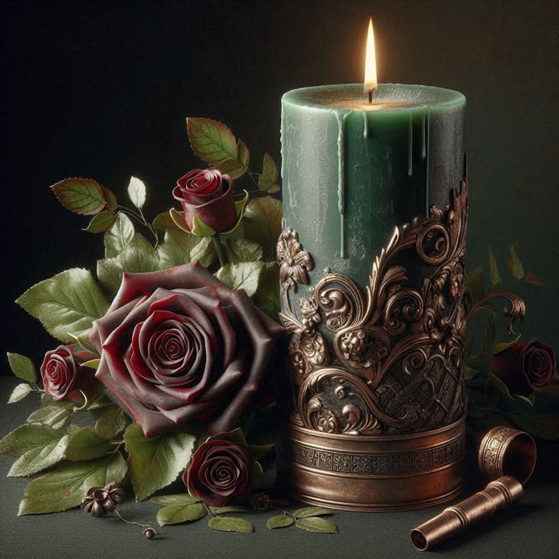Candle Making Vinings - Forma silikonowa do świec w stylu