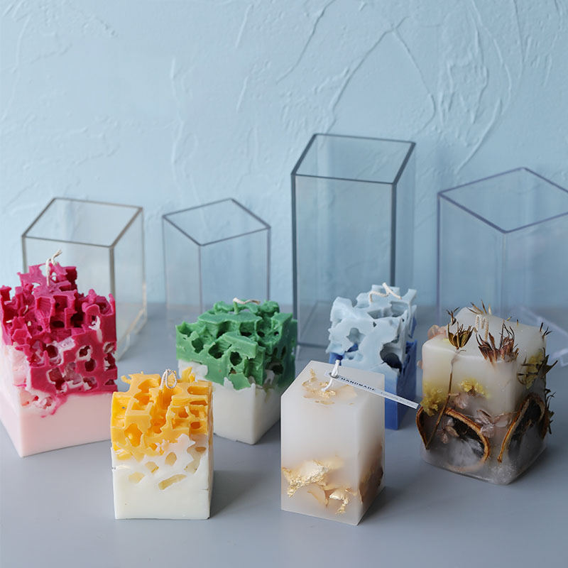 Candle Making Set - Forma do świec 3D Kwadrat Prostokąt