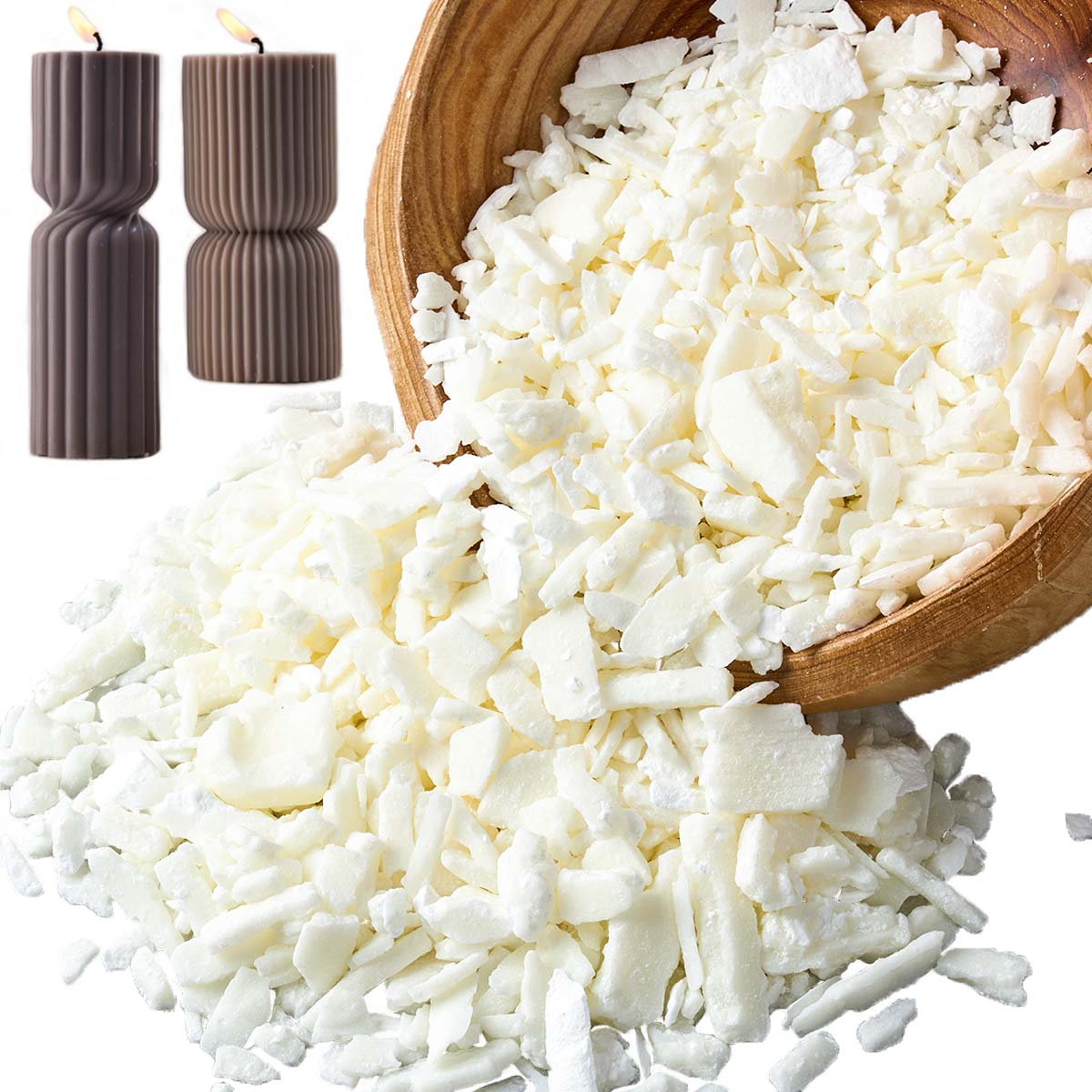 1-punktowy czysty biały wosk s – Candle Making Set recenzja i cena