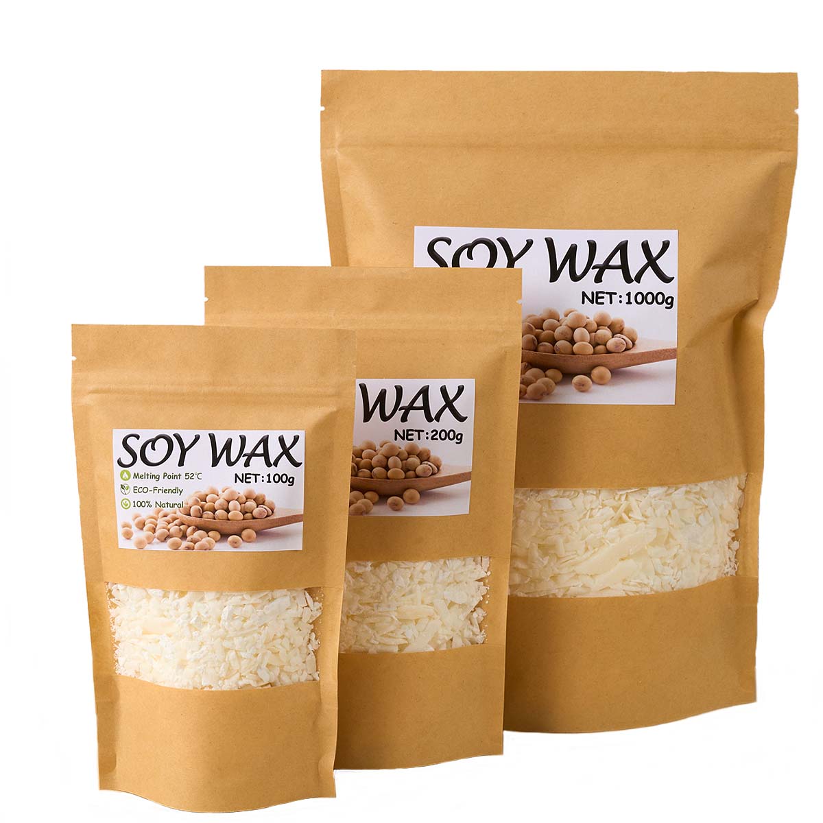 1-punktowy czysty biały wosk s – Candle Making Set recenzja i cena