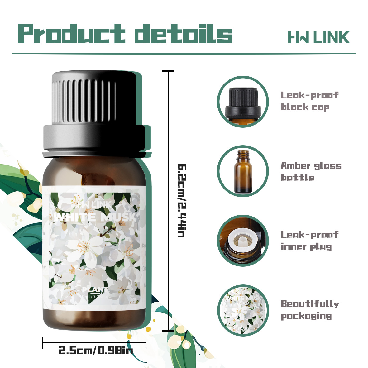 Białe olejki eteryczne z piżme – Candle Making Essential Oil recenzja i cena