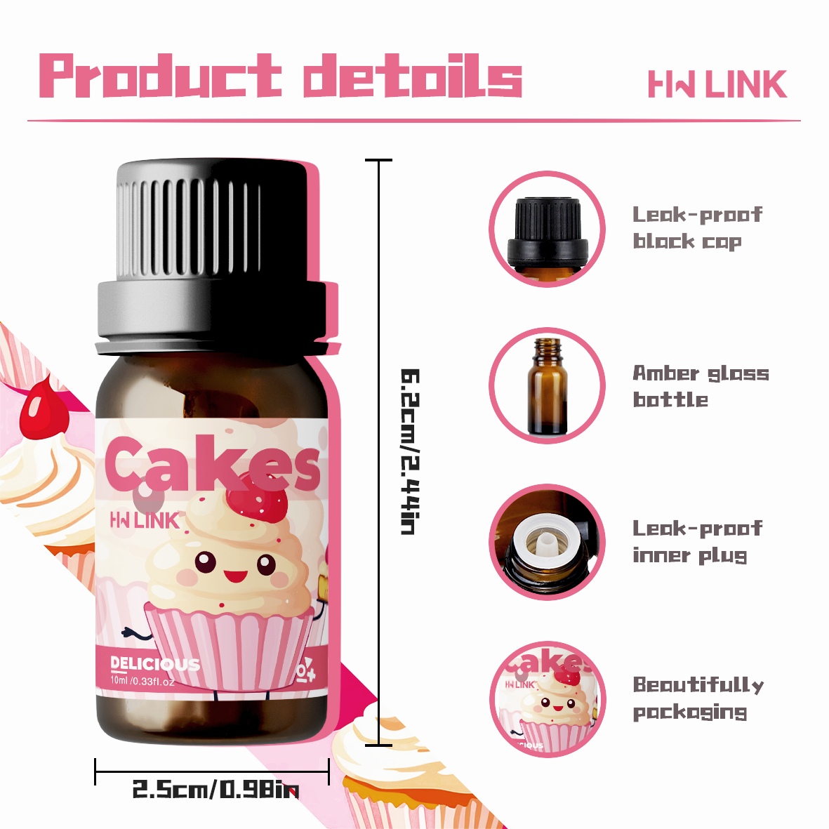 10ml Olejki Eteryczne do Ciast – Candle Making Essential Oil recenzja i cena