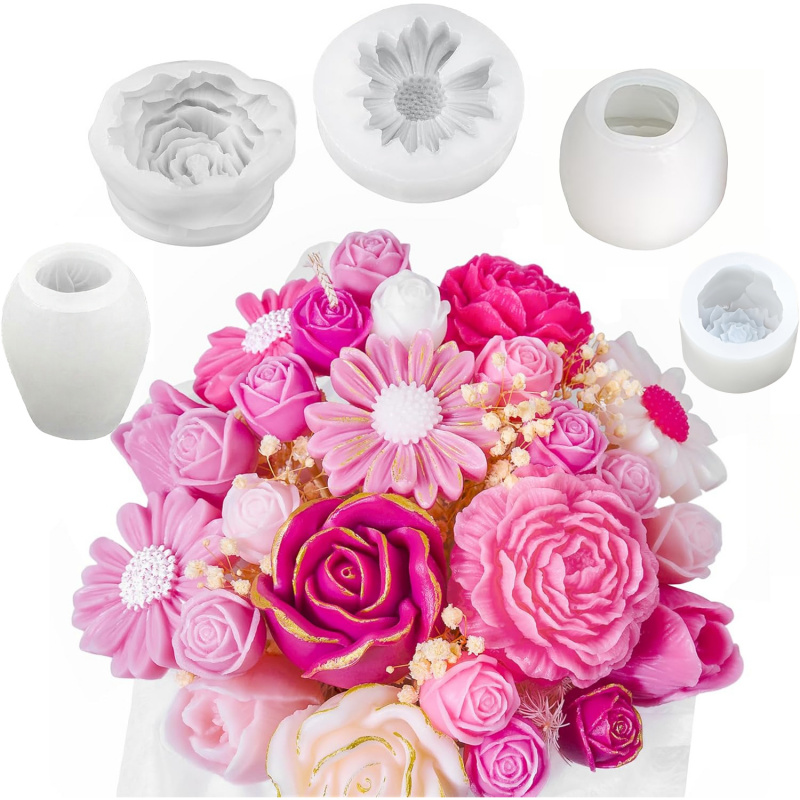 Zestaw 5 form do świec w kszta – Candle Making Set recenzja i cena