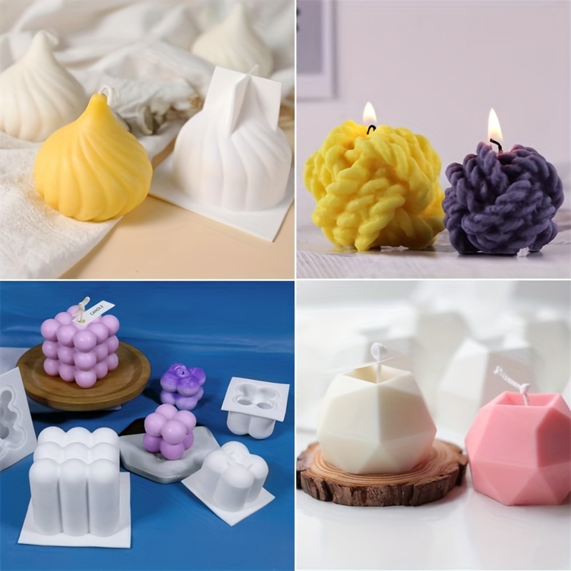 Zestaw 6 silikonowych form do  – Candle Making Yarn recenzja i cena