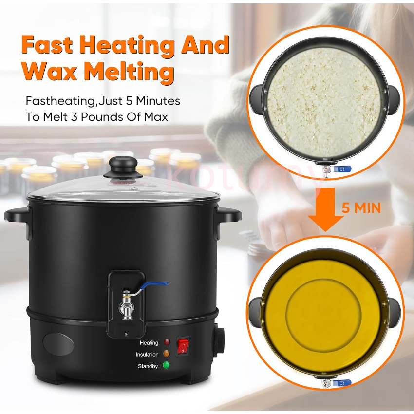Elektryczny podgrzewacz do wos – Candle Making Machine recenzja i cena