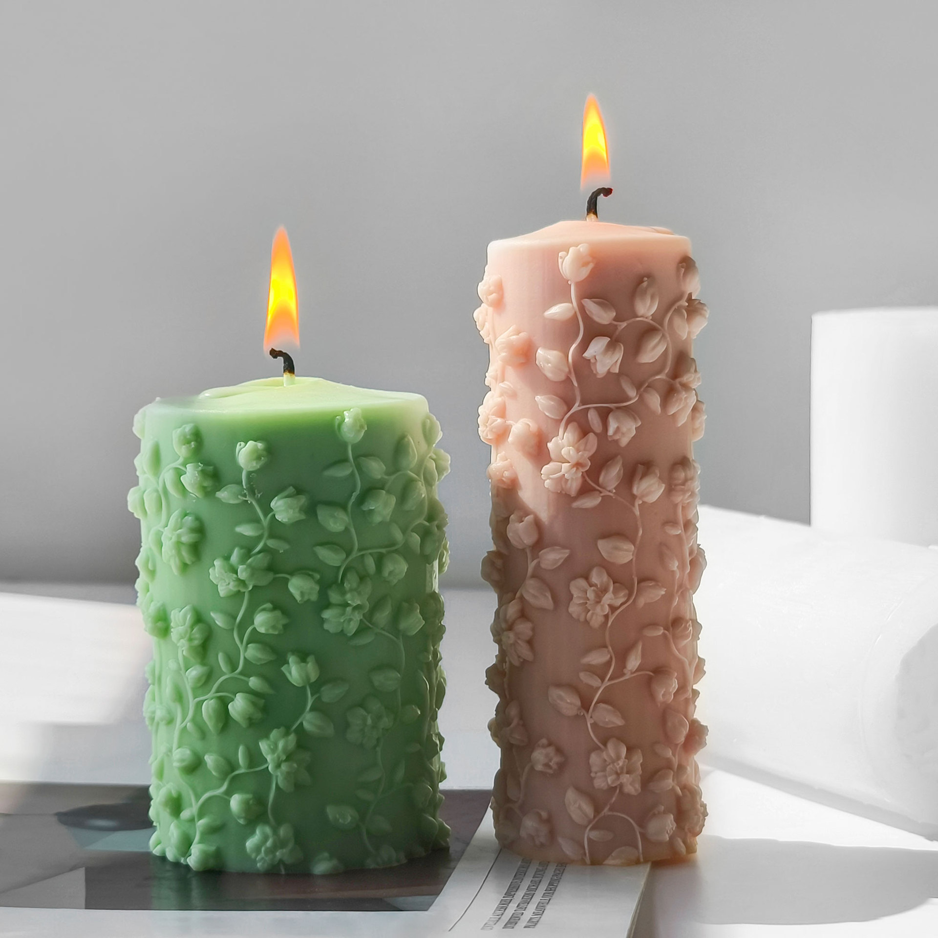 Cylinder 3D wytłoczone winoroś – Candle Making Vinings recenzja i cena