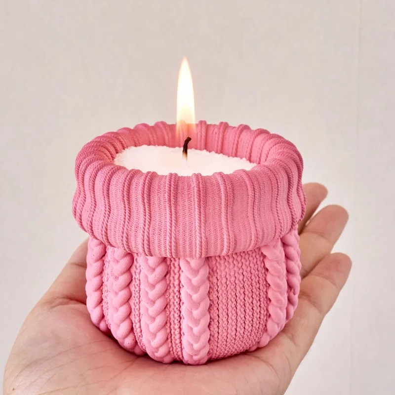 forma silikonowa na świecznik  – Candle Making Yarn recenzja i cena