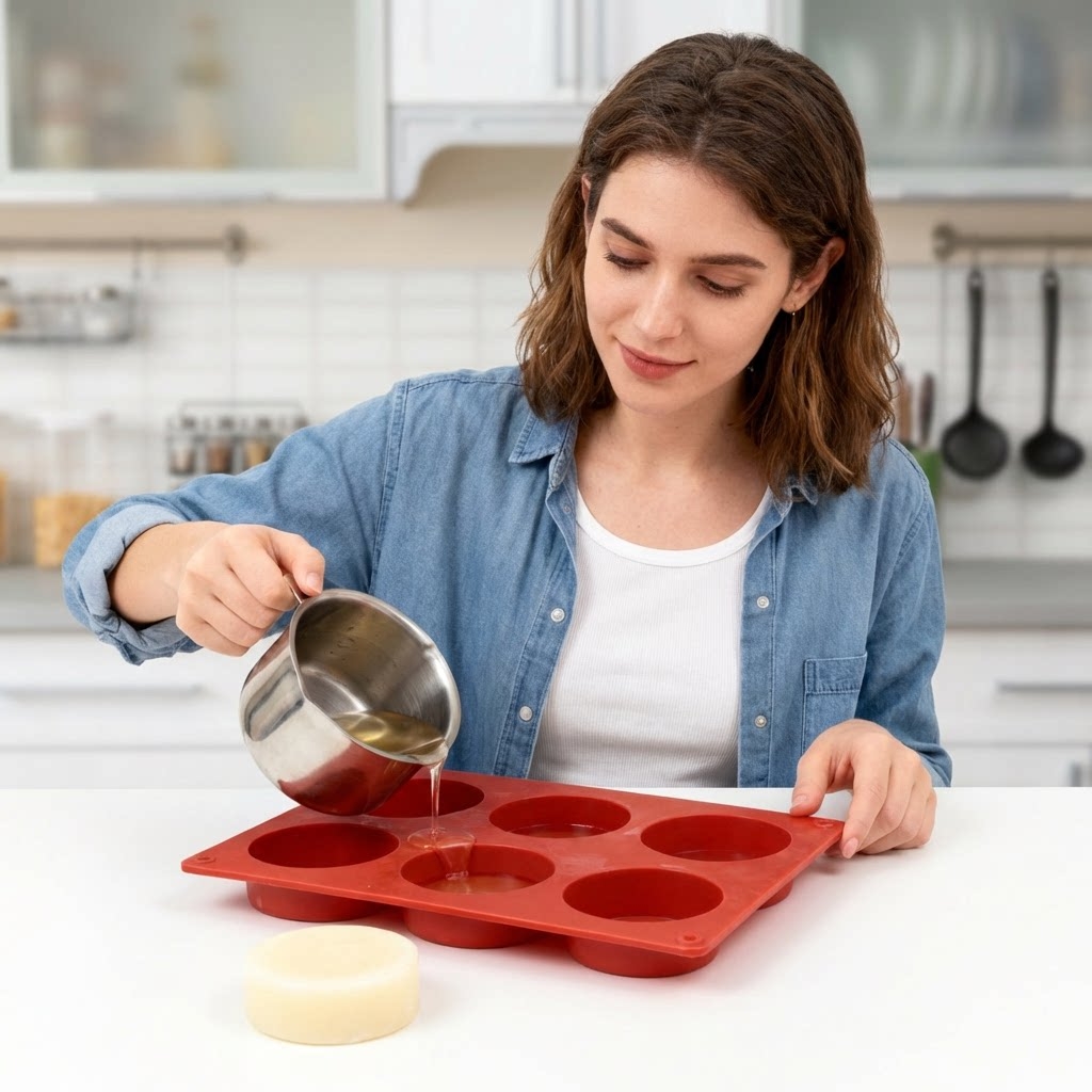 Okrągła silikonowa forma do my – Candle Making Easy recenzja i cena